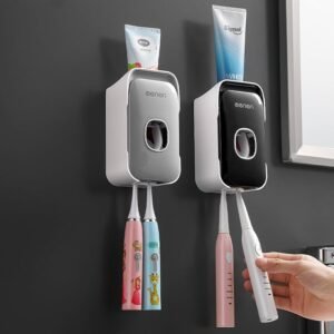 Electric Toothbrush & Paste Dispenser Set